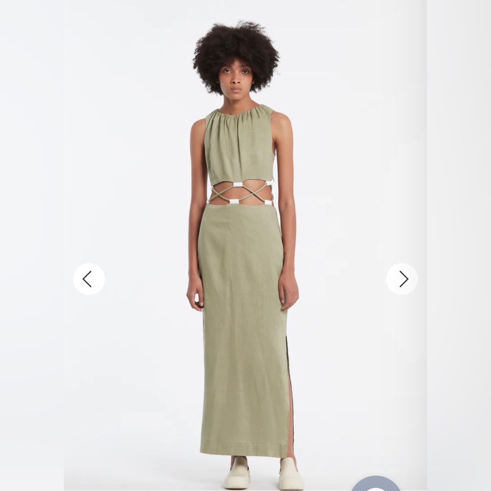NWT SIR. the label MAYRA DECONSTRUCTED MAXI DRESS Size 1